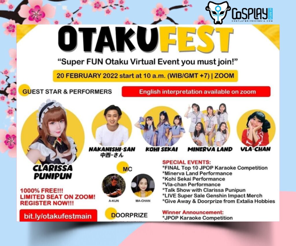 OtakuFest - Event Jejepangan Online terbesar diawal Tahun 2022